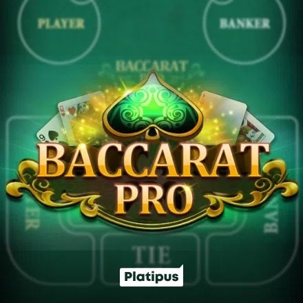 Baccarat PRO slot icon by Platipus, available at 1Redbet
