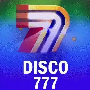 Disco 777 slot visual from OneXTwo Gaming available on 1redbetcasino.net