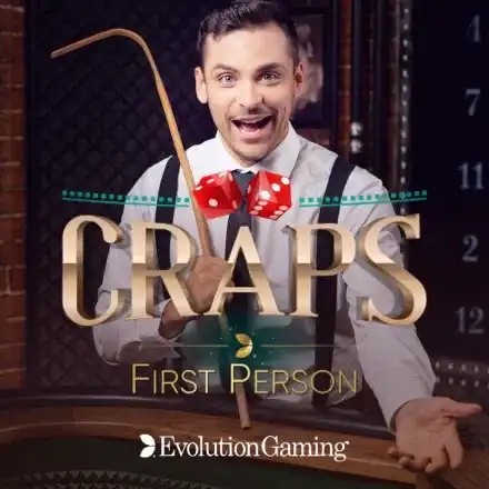 First Person Craps game by Evolution – logo hosted on 1Redbet