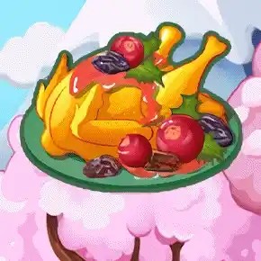 Food Coma online game logo by KA Gaming on 1redbetcasino.net