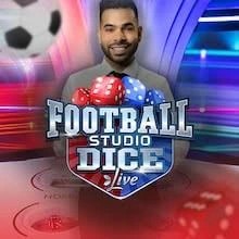 Football Studio Dice online game logo by Evolution on 1redbetcasino.net