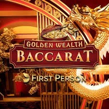 Golden Wealth Baccarat game by Evolution – logo hosted on 1Redbet