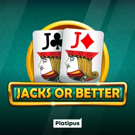 Jacks or Better slot visual from Platipus available on 1redbetcasino.net