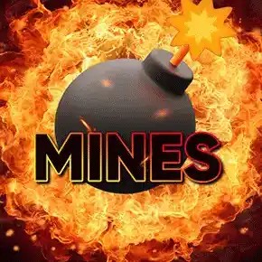 Mines logo by Turbo Games at 1Redbet