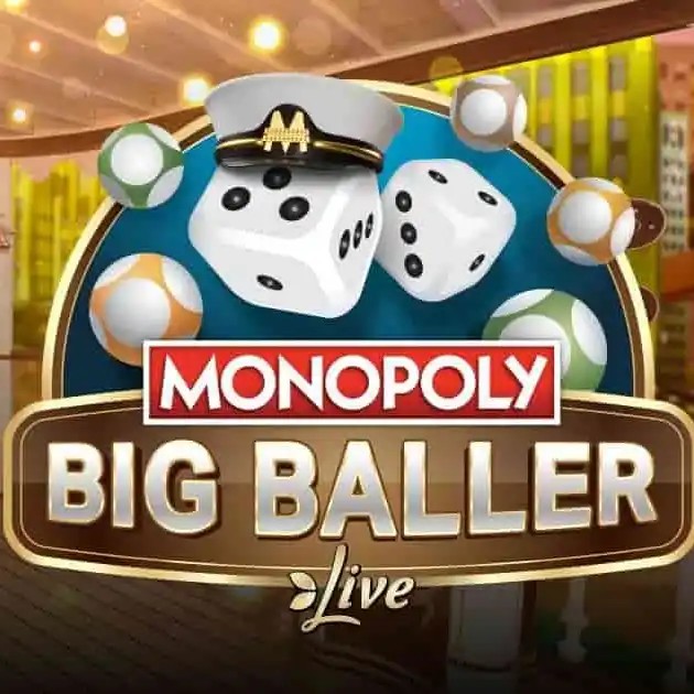MONOPOLY Big Baller logo by Evolution 1Redbet