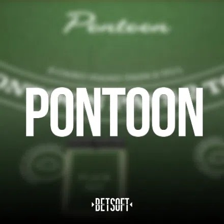 Official Table Games logo: Pontoon by Betsoft Gaming at 1Redbet
